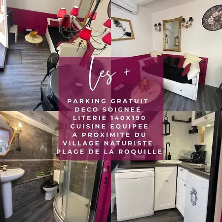 Studio Baroque - Clim - Parking Agde Exterior foto